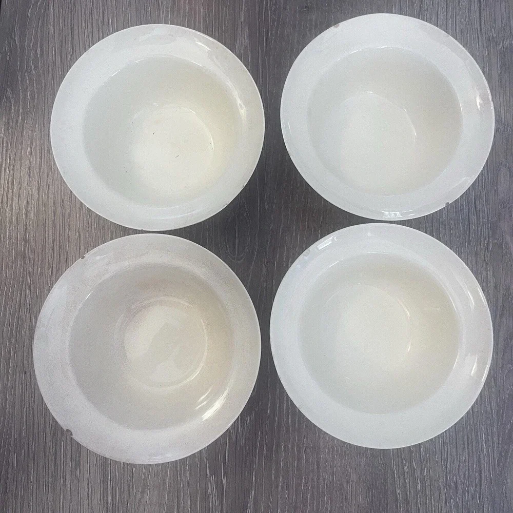 Wedgwood‎ Patrician Ramekins (4) Each With Some Chips And Or Staining